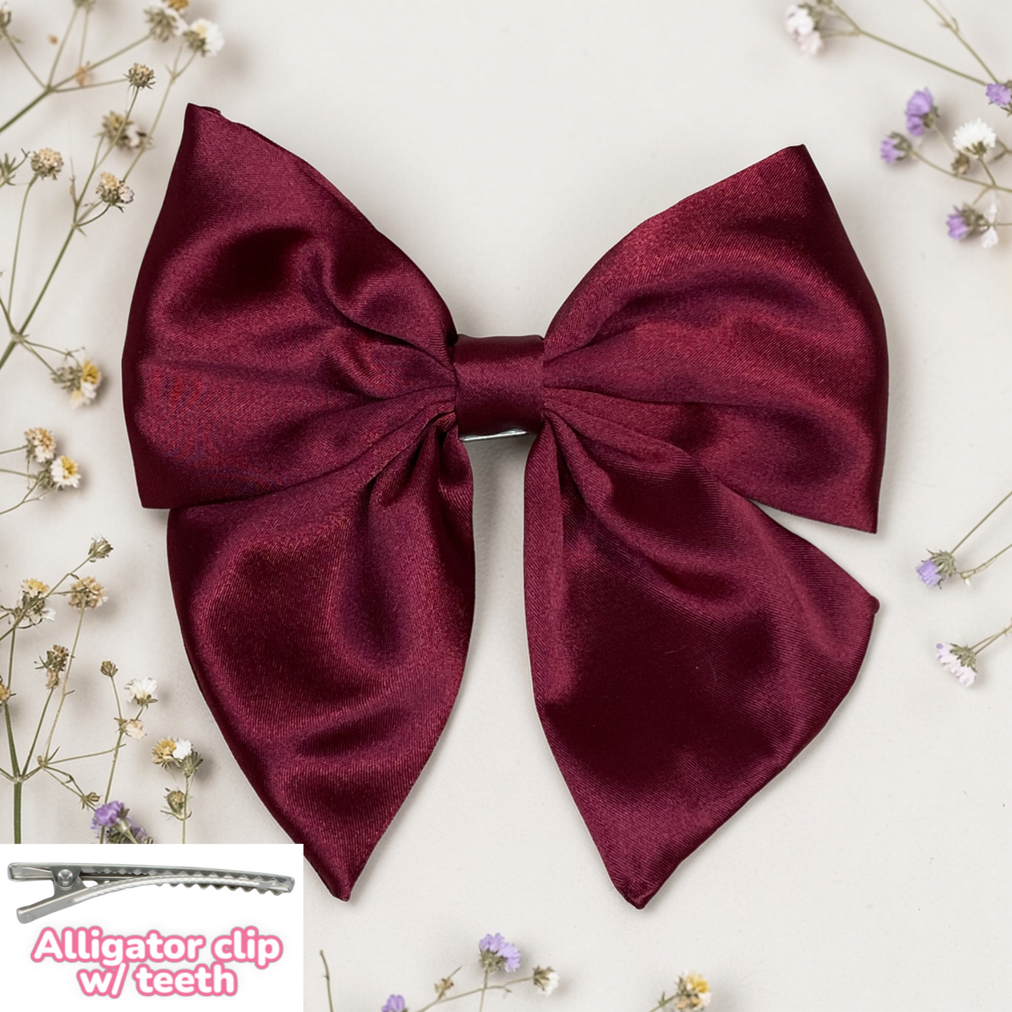 Satin Sailor Bow