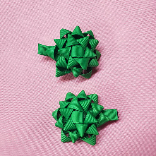 Gift bow hair clip