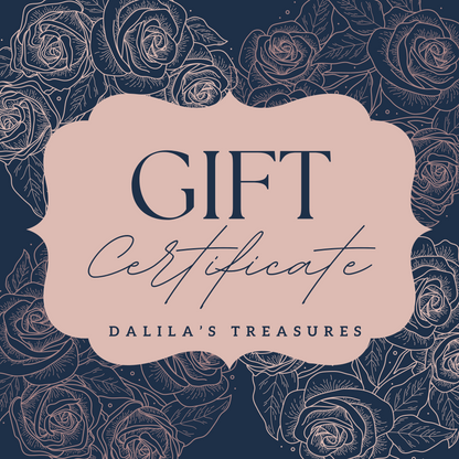 Dalila's Treasures Gift Card