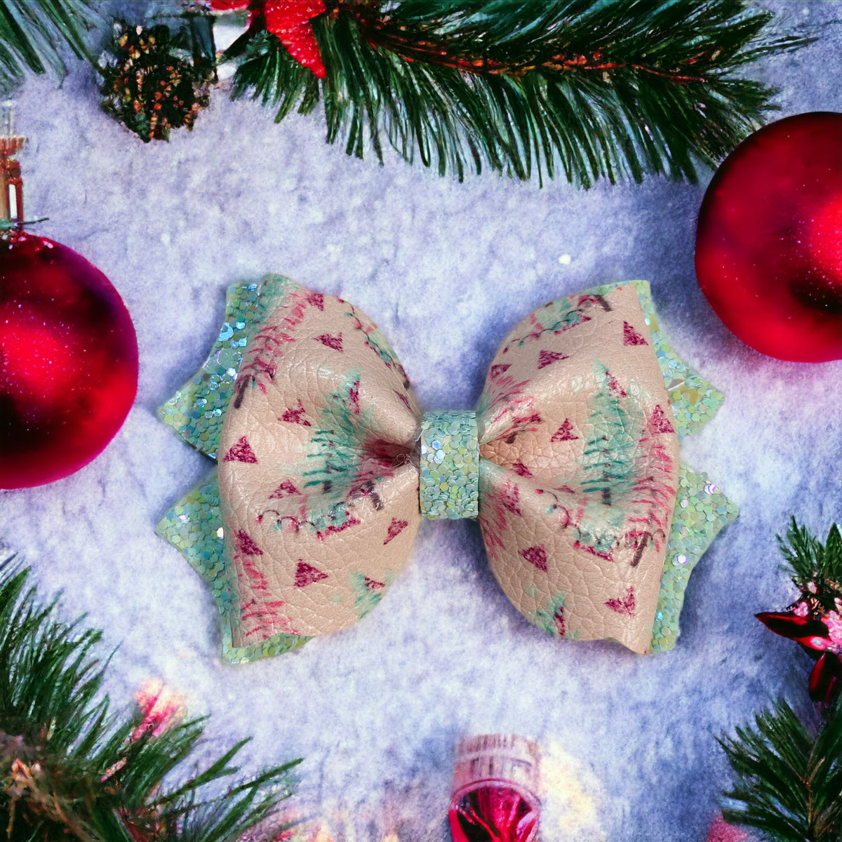 Pink Christmas Bow