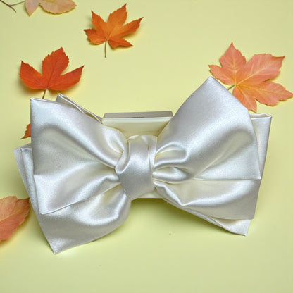 Satin Claw Clip Bow